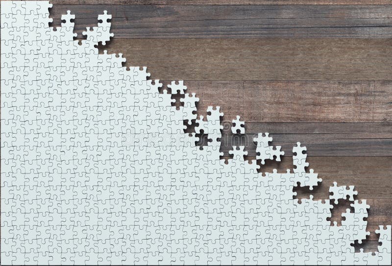 Onvolledige Lege Puzzel royalty-vrije stock afbeelding Onvolledige Lege Puzzel royalty-vrije stock afbeelding