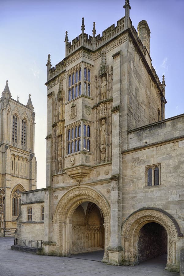 Opactwo brama lub opata Gatehouse zdjęcia stock