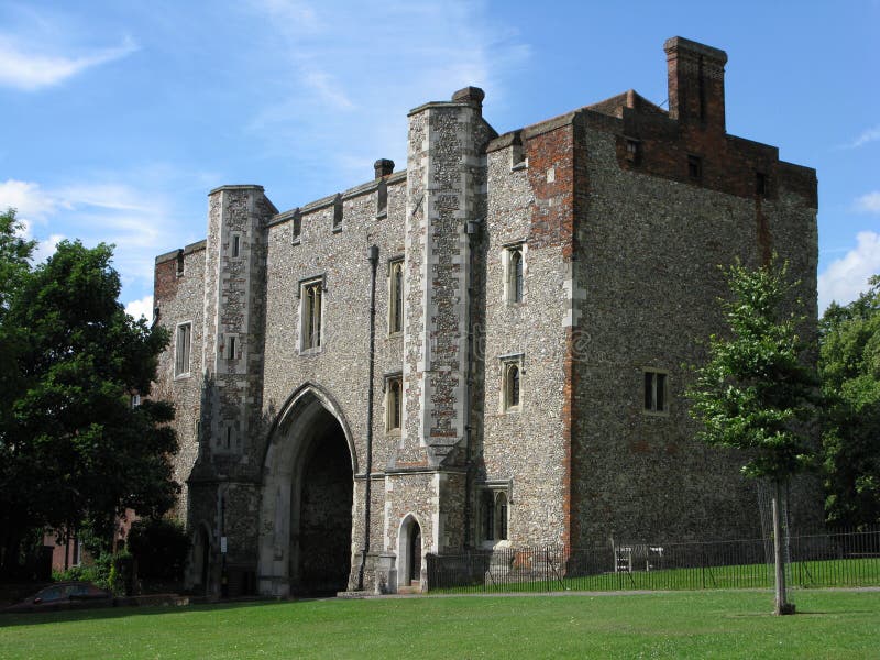 Brama Opactwa, St Albans obrazy royalty free