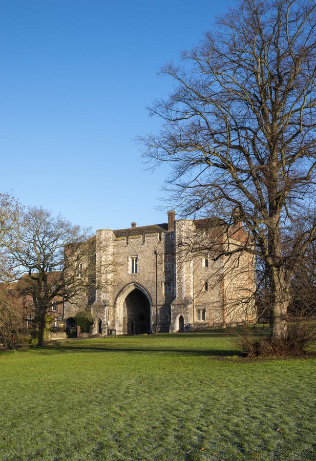 Brama Opactwa w St. Albans zdjęcia royalty free