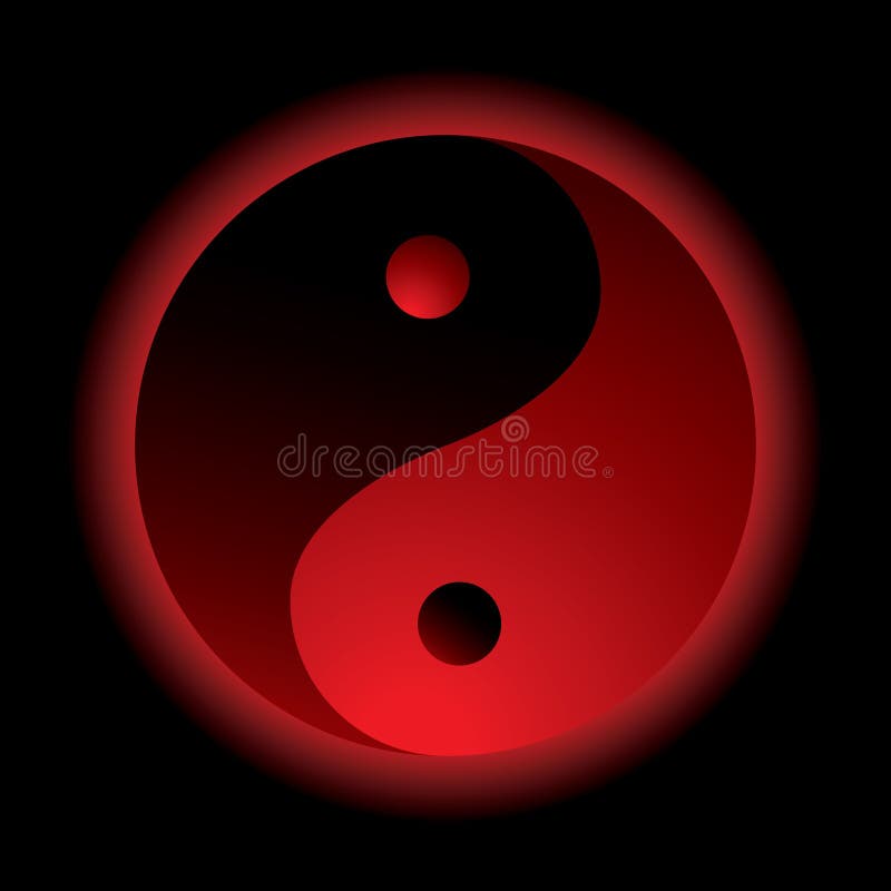 Oparzenie Yang ying ilustracja wektor
