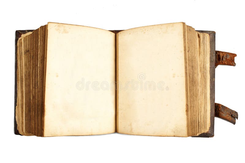 Old book with empty pages isolated Stock Photo by ©Viridana 8743081