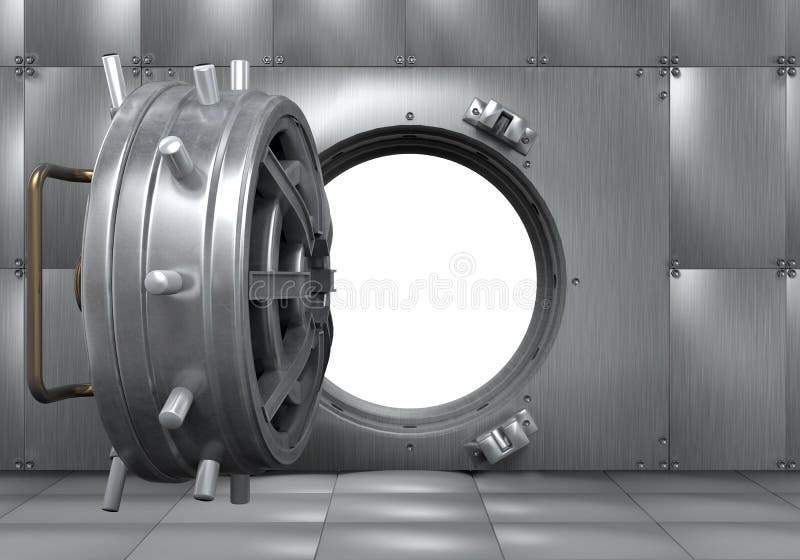 Open Bank Vault Door