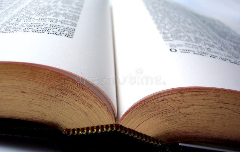 Open Bible stock image Open Bible stock image