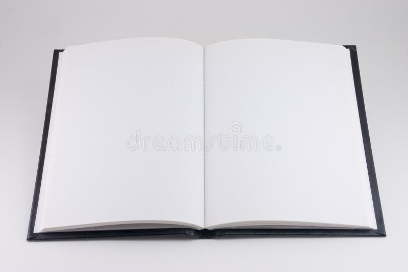 Open book #1. An open book with blank pages on white Open book #1. An open book with blank pages on white