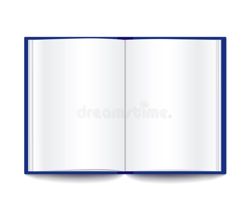 Symbolic sketch of open book Royalty Free Vector Image