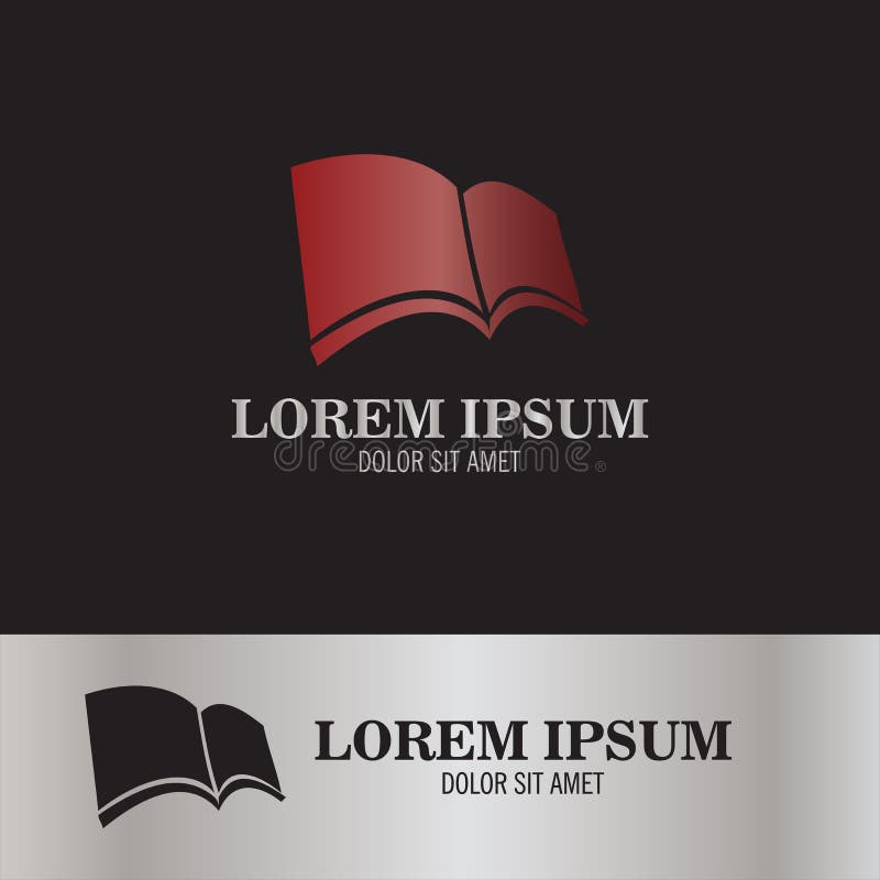Open book abstract logo stock vector. Illustration of bookstore - 82861233