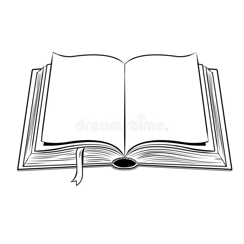 open book coloring pages