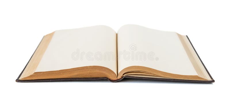 Open book isolated stock photo. Image of confession, dhammapada - 5145940