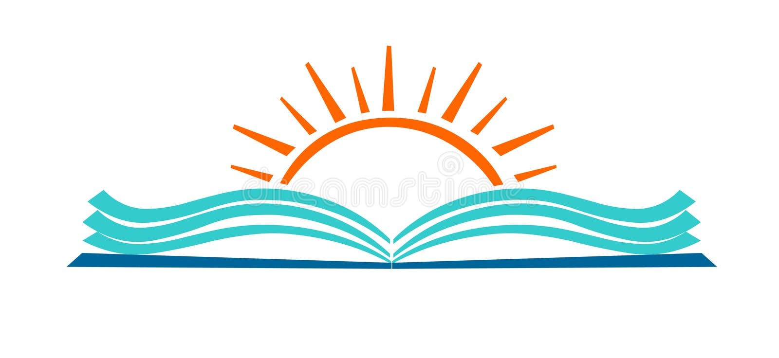 Open book 2.ai Royalty Free Stock Vector Clip Art