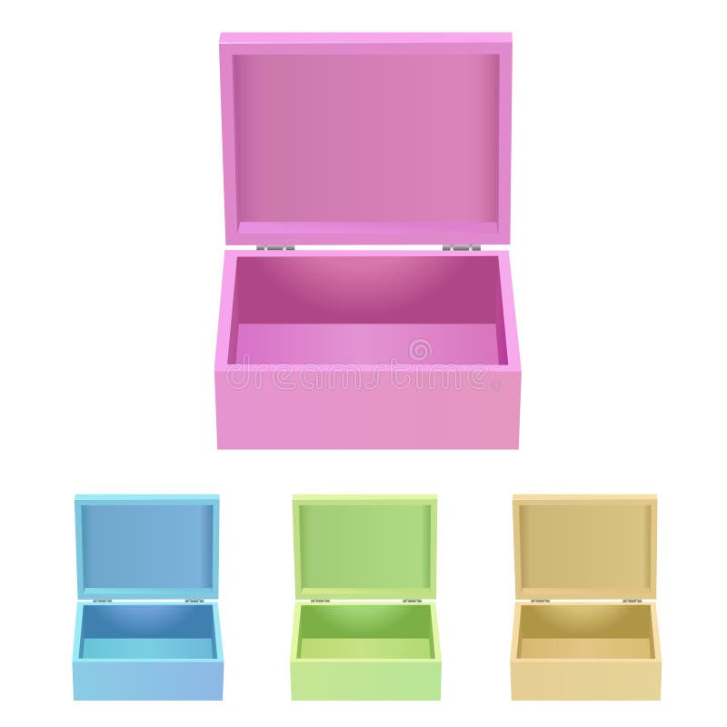 Open box vector illustration