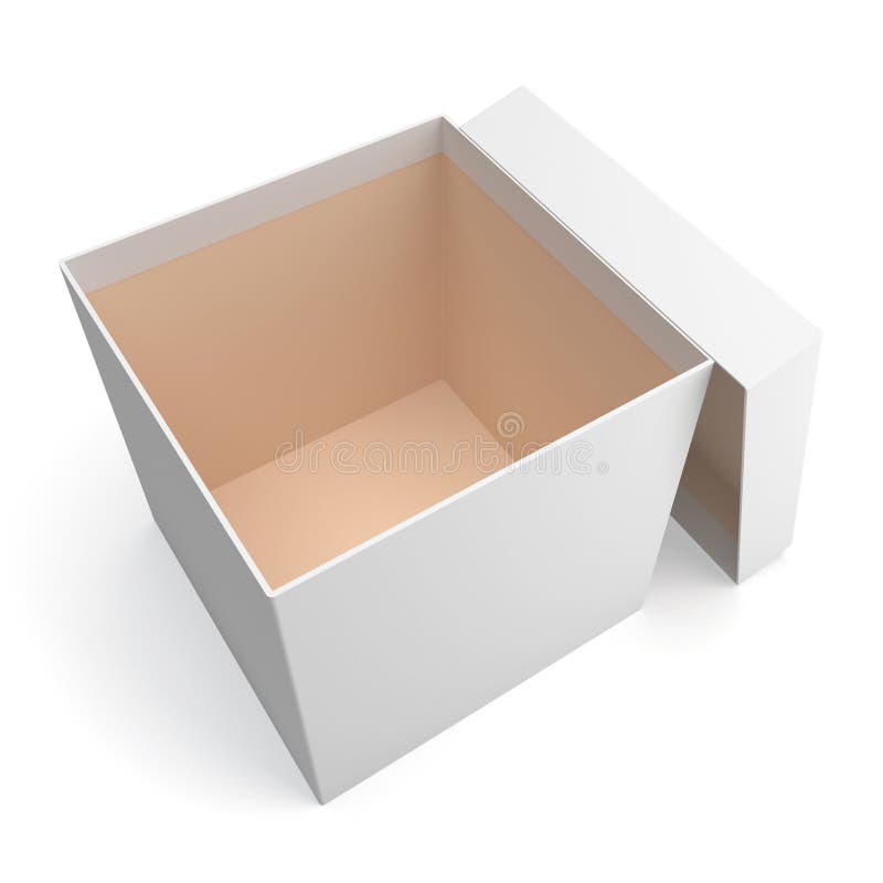 Open box vector illustration