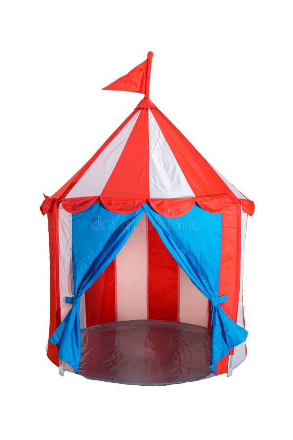 Striped circus tent stock image. Image of cloud, vibrant - 15635503