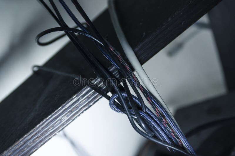 Open computer power supply unit with dust royalty free stock photography