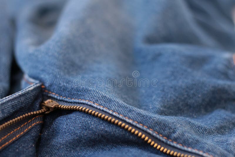 Open Denim Trouser Zipper Concept Stock Image - Image of fashion ...