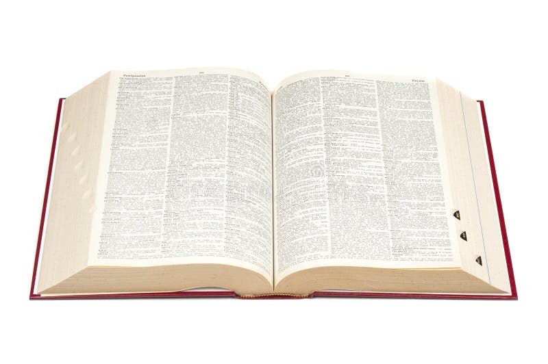 Open Dictionary Stock Photo - Image: 50481294