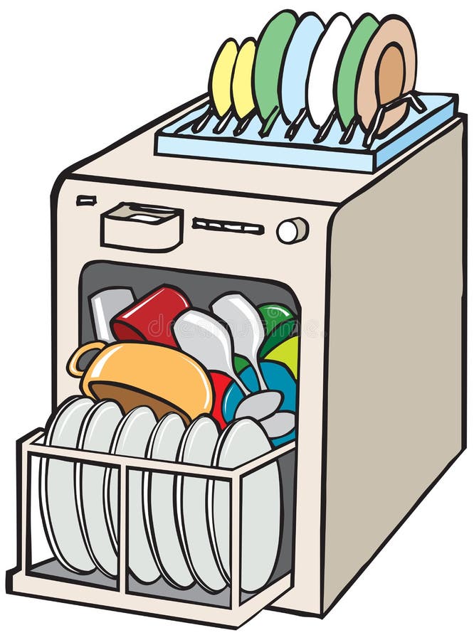 Dishwasher Stock Illustrations – 10,280 Dishwasher Stock Illustrations