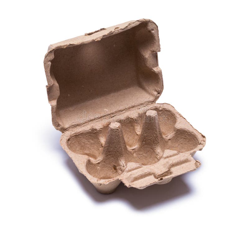 Open Egg Carton stock photo. Image of closed, cardboard 270804486