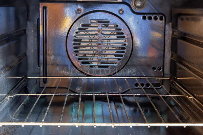 Open electric ovens stock image. Image of domestic, close 58218289