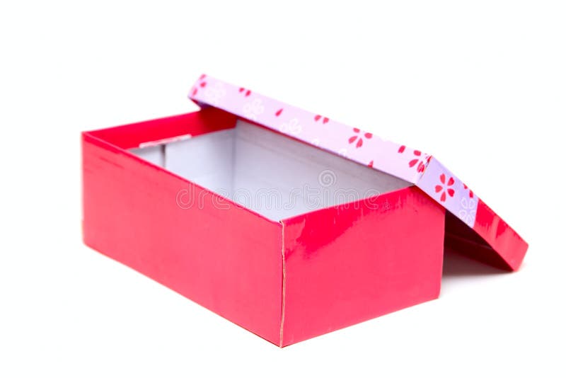 Open Empty box stock photo