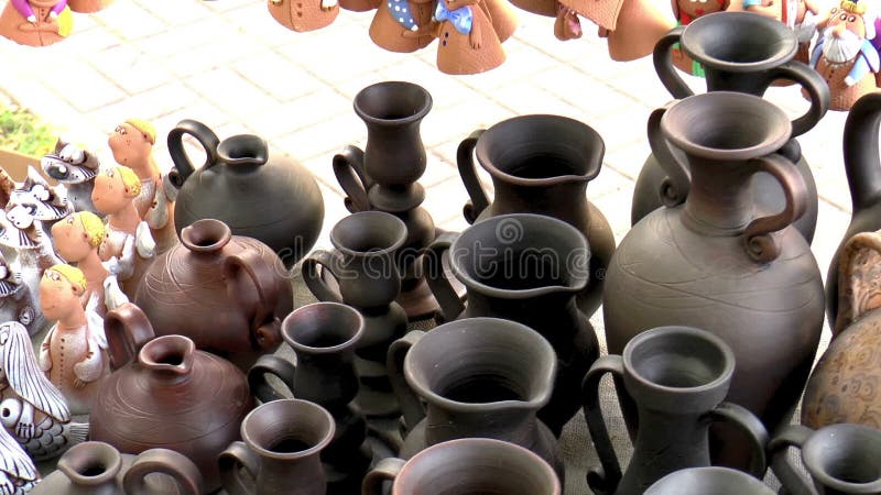 Open Fair Folk. Clay pots