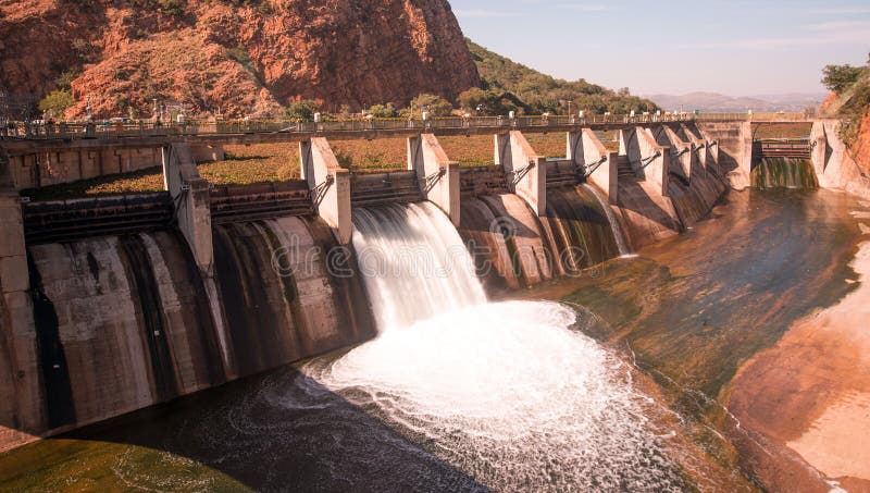 Hartbeespoort Dam Floodgate, South Africa.