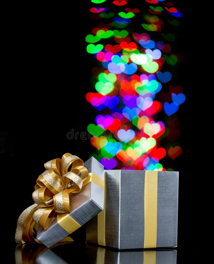 Gift stock image. Image of glitter, space, decoration 100206611