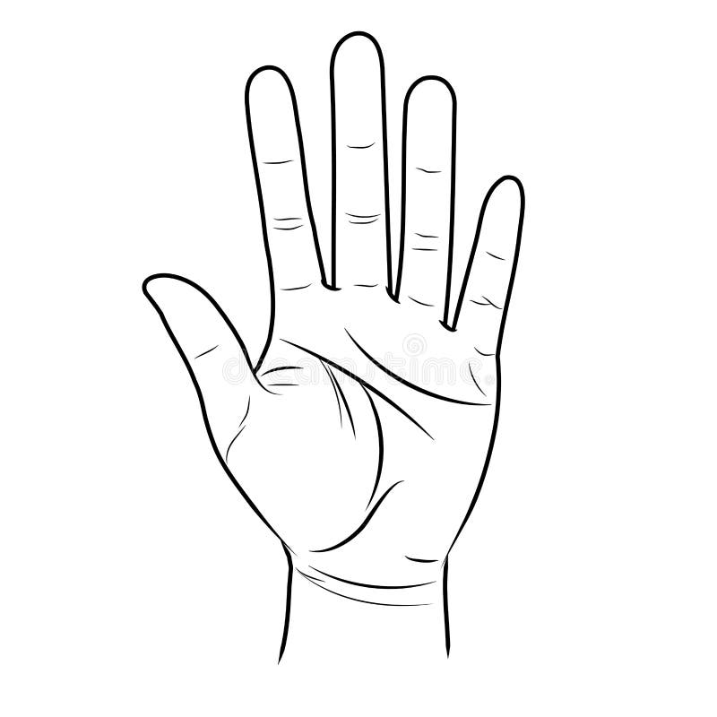 Drawing of Hands - Anime - Openclipart