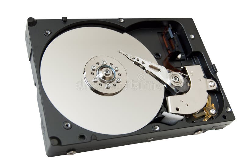 Open hard disk drive