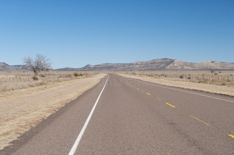 Open highway in the Texas hill country