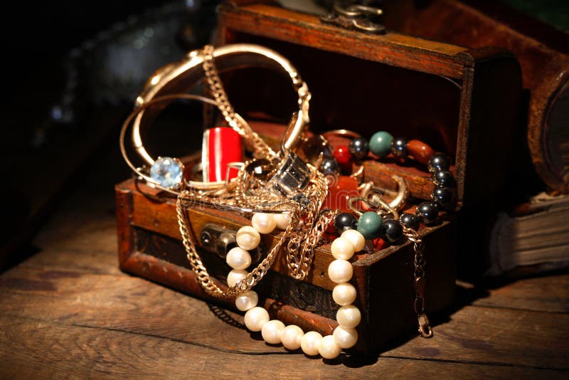 Open Jewelry Box stock photo. Image of amber, jewel, still - 61442796