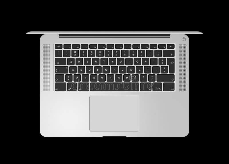 Laptop Top View Royalty Free HD Stock Photo and Image