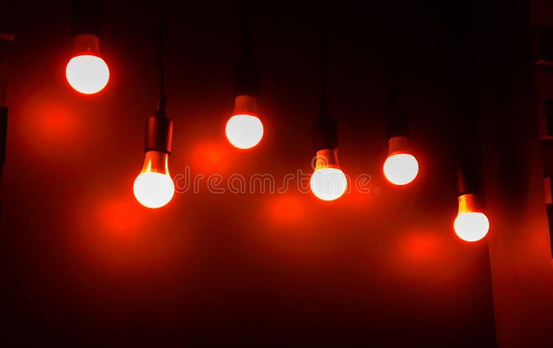 Open red Light bulb stock image. Image of black, abstract - 146727941