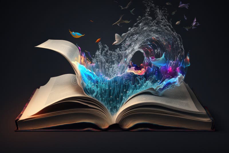 Open Book Magic Butterfly Stock Illustrations 241 Open Book Magic