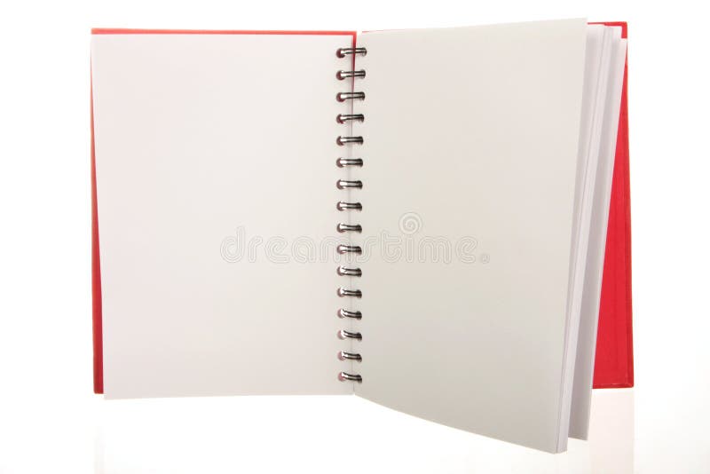 Opened Notebook with Blank Pages · Free Stock Photo