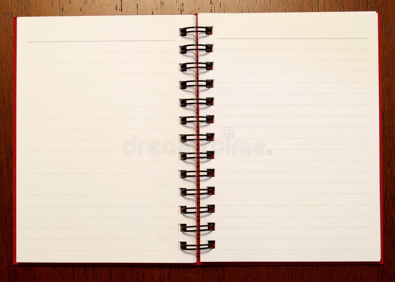 Open notebook1 -2 pages