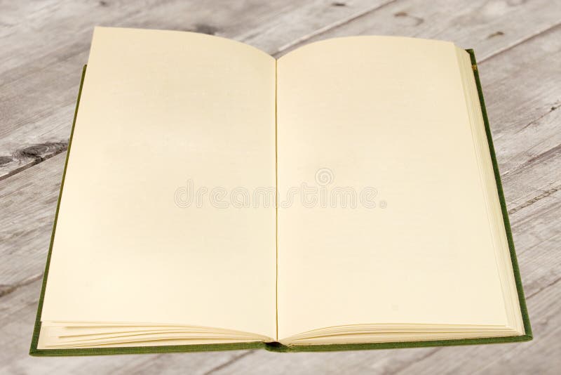 Open old book with blank pages royalty free stock photography Open old book with blank pages royalty free stock photography