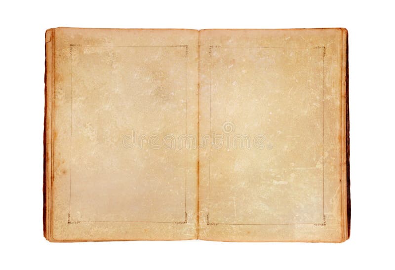 Open oud boek stock afbeelding. Image of bruin, historisch 46691535