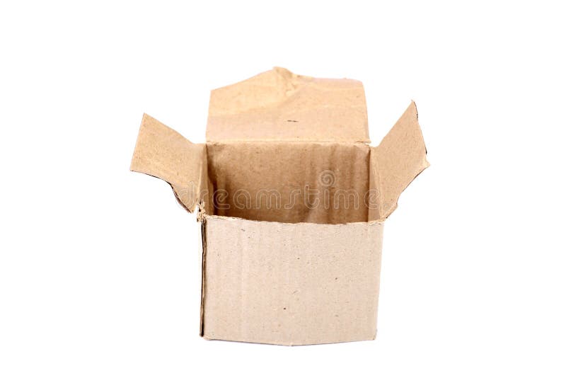 Open paper box royalty free stock photos