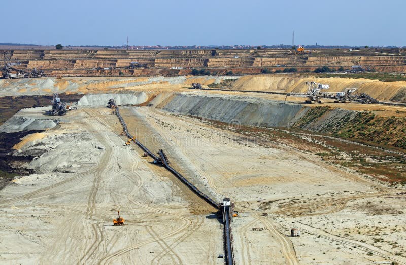 Heavy Machinery and Gas Pipeline Stock Image - Image of site, pipeline ...