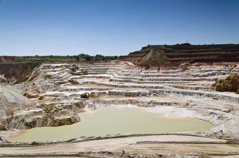 Open pit mine