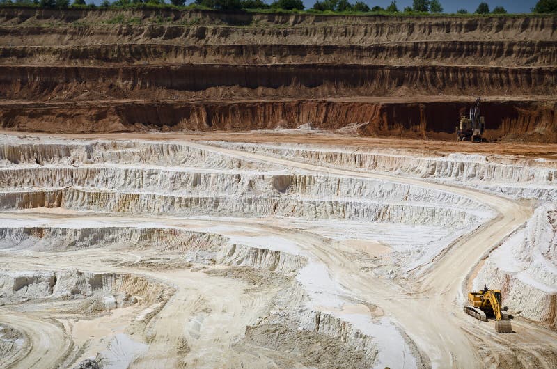 Open pit mine