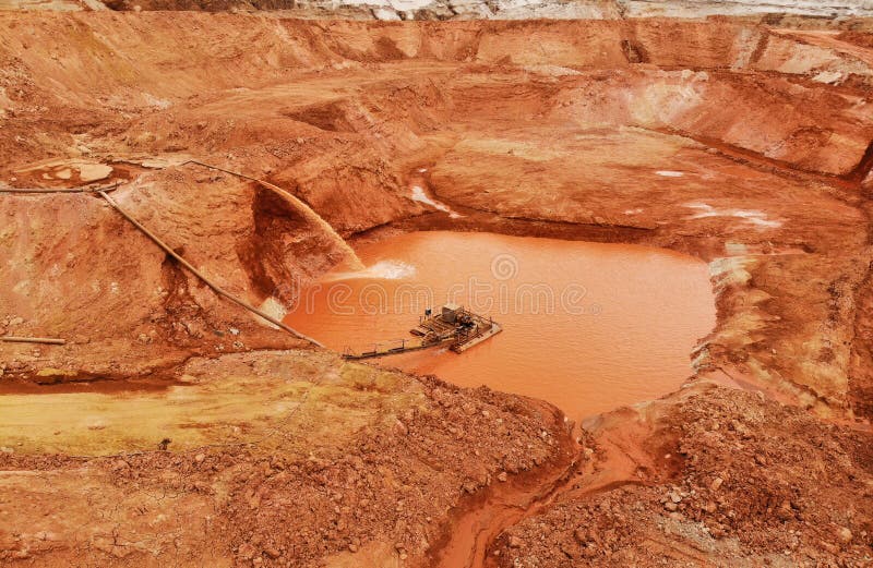 Mining Bauxite at Weipa in Cape York Stock Photo Image of australia