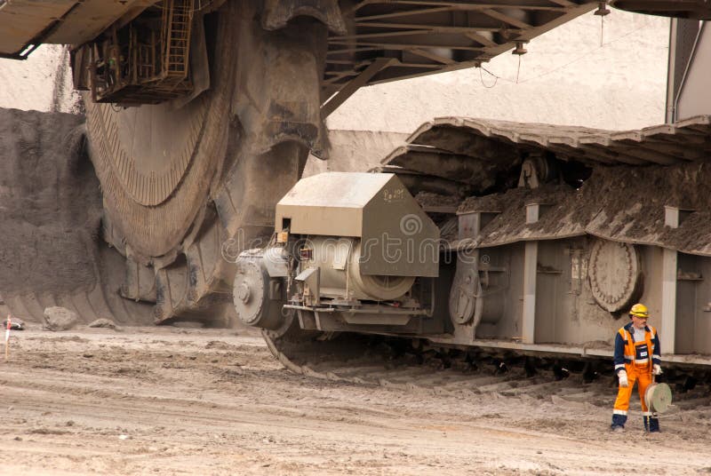 Open-pit ορυχείο, Hambach, Γερμανία στοκ φωτογραφία με δικαίωμα ελεύθερης χρήσης
