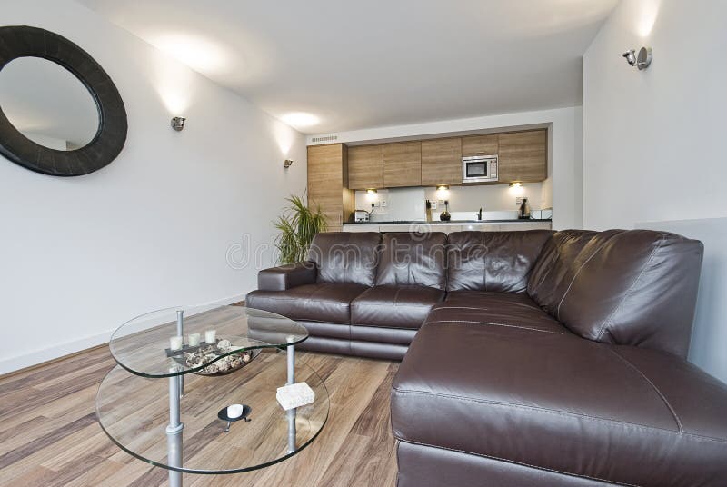 Open plan living room stock image. Image of contemporary 11574967