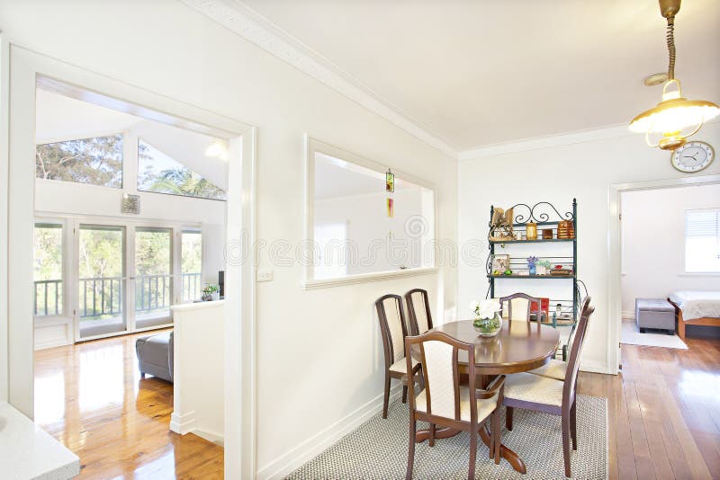 Open plan modern bright apartment or house stock photography Open plan modern bright apartment or house stock photography