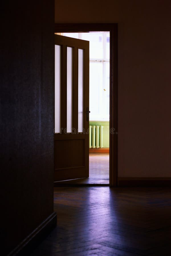 Open the room door stock image. Image of entrance, escape 89580515