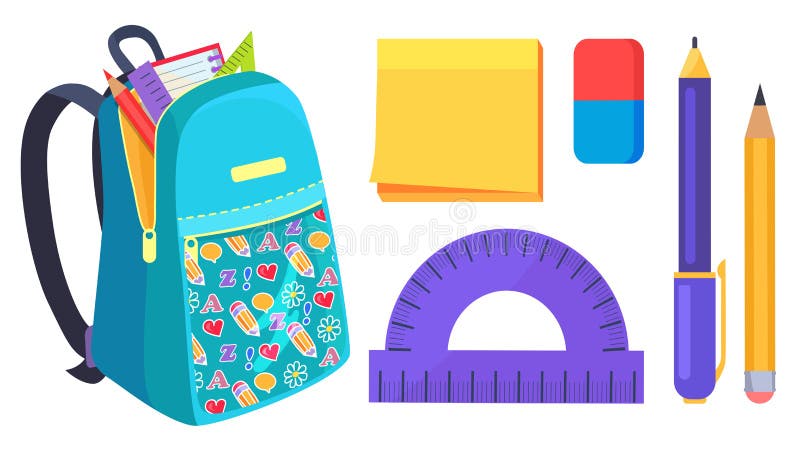 Free Printable Back to School Back Pack Craft for Kids - In The Playroom