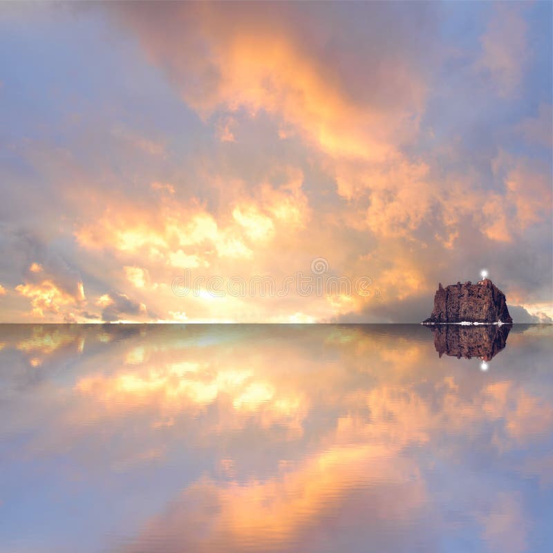 Open sea. royalty free stock photography