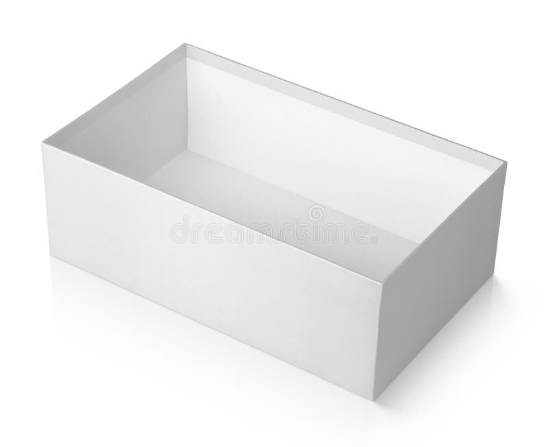 Download Open Shoe Box Isolated On White Stock Photo - Image: 31327050
